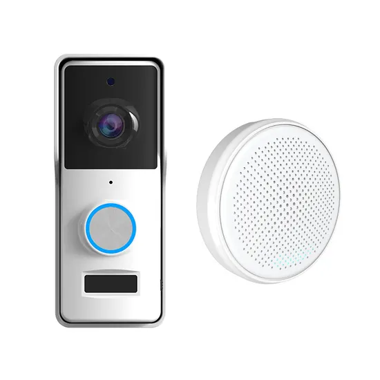 Battery Operated Smart Life WiFi Video Doorbell with Door Chime 