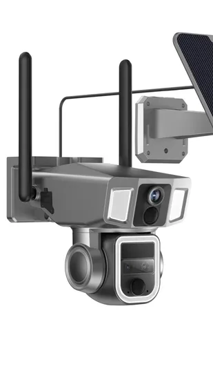 4K 4G Wireless WiFi Solar PTZ Dual Lens Outdoor Surveillance Video Digital Security Hikvision Drone Mini Spy Hidden IP Night Vision Wholesale Small CCTV Camera 