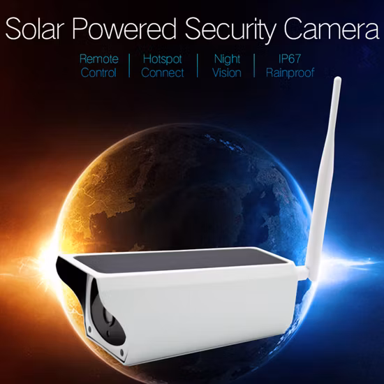 1080P Solar Energy Chinabrand Wireless WiFi Battery Powered Security CCTV IP Video Waterproof IR Camera