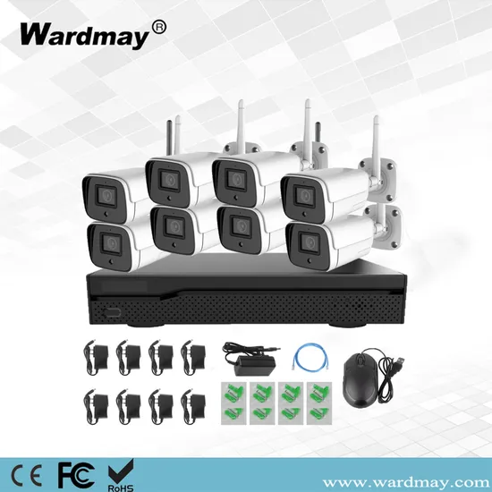 3MP 8CH Plug and Play Security Network WiFi Camera NVR Kit 