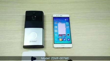 Smart Home Security IP HD WiFi Video Doorbell with Battery Power Supply 