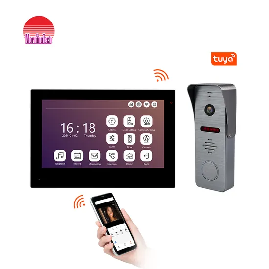 Tuya Smart Access Control System Intercom Door Bell Camera WiFi Video Doorbell 