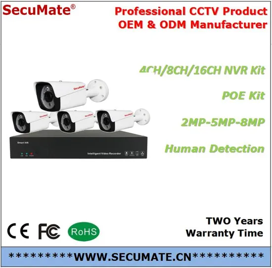 H. 265 NVR Poe HD 5MP 4 Channel CCTV PTZ IP Cameras Kits From CCTV System Cameras Supplie 