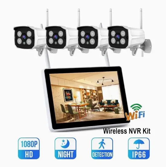 8CH 4MP Solar Panel Battery