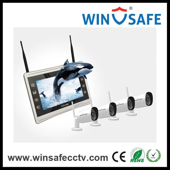 Mobile  Surveillance  Supported Smart Home Camera Wireless IP NVR Kits 