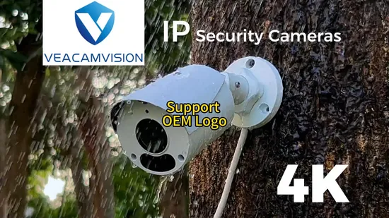 OEM Wholesale 4K 8MP Smart IR 120dB WDR Small Mini Bullet Network IP Camera Hikvision NVR Security System Spy Hidden Home Surveillance Digital Video CCTV Camera 