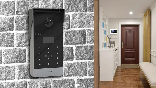 TCP/IP Video Intercom Panel Home Security Smart Doorbell IP65 Rfic for 20 Family 